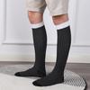 Men's Silk Striped Knee-Length Formal Socks