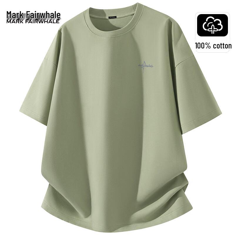 Mark Fairwhale Men's Cotton Loose Fit Short Sleeve T-Shirt