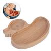 Wooden Cute Plate Divided Dish Bowl Food Serving Tray for Kid ChildrenDuck
