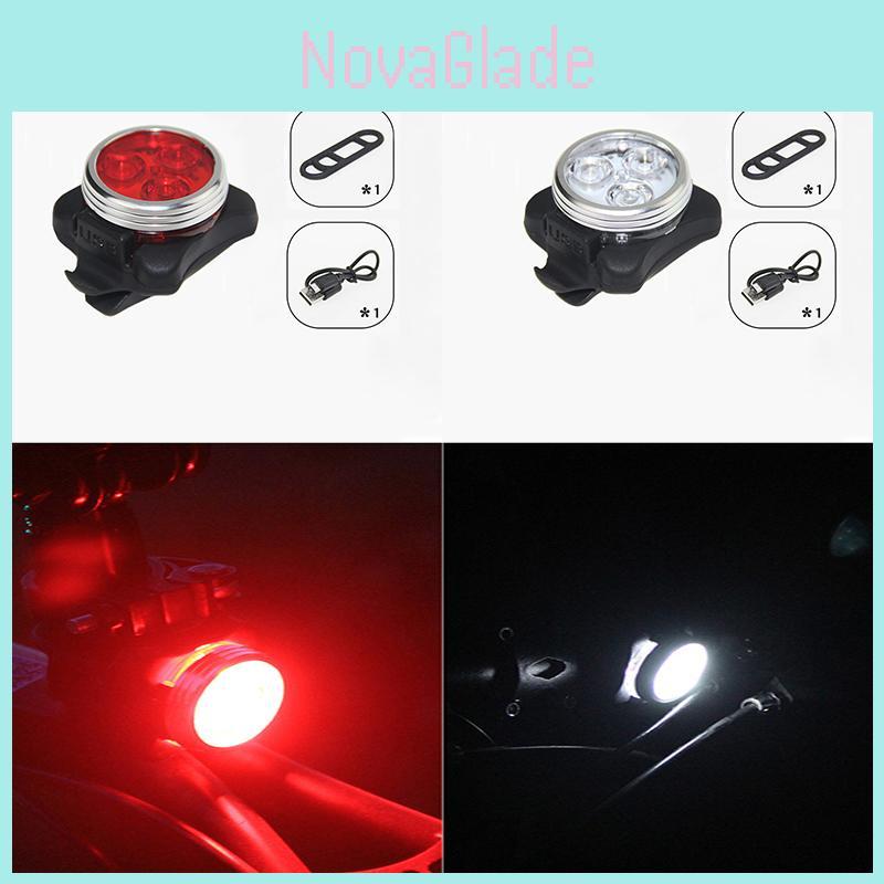 Compact And Durable Cycling Bike Head Light With Usb Rechargeable Batteries