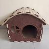 Multifunctional Semi Enclosed Wear Resistant Felt Cat Bed Cat Tunnel For All Seasons