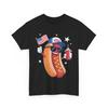 4th of July Hotdog Funny USA Flag Unisex T-Shirt S-5XL D4758