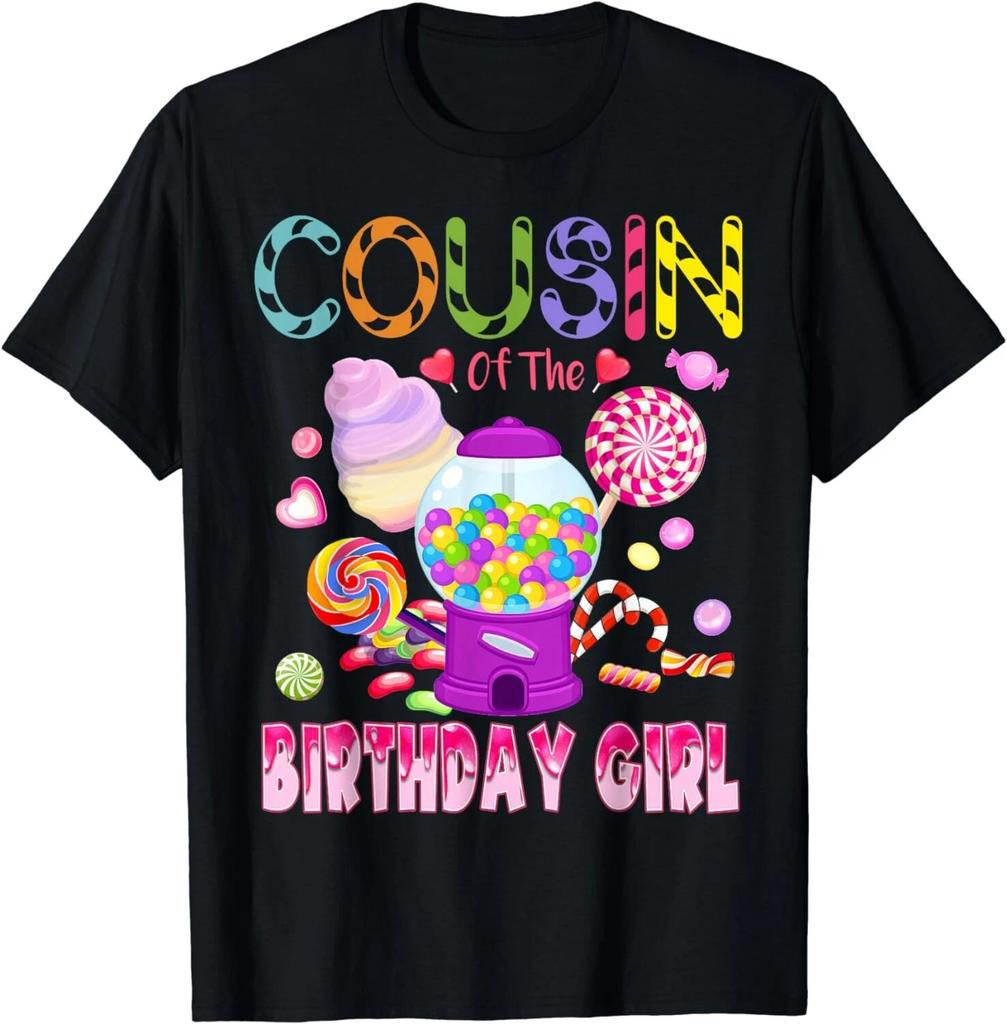 Cousin Of The Birthday Gifts Girl Candyland Candy Birthday Gift Unisex T-Shirt