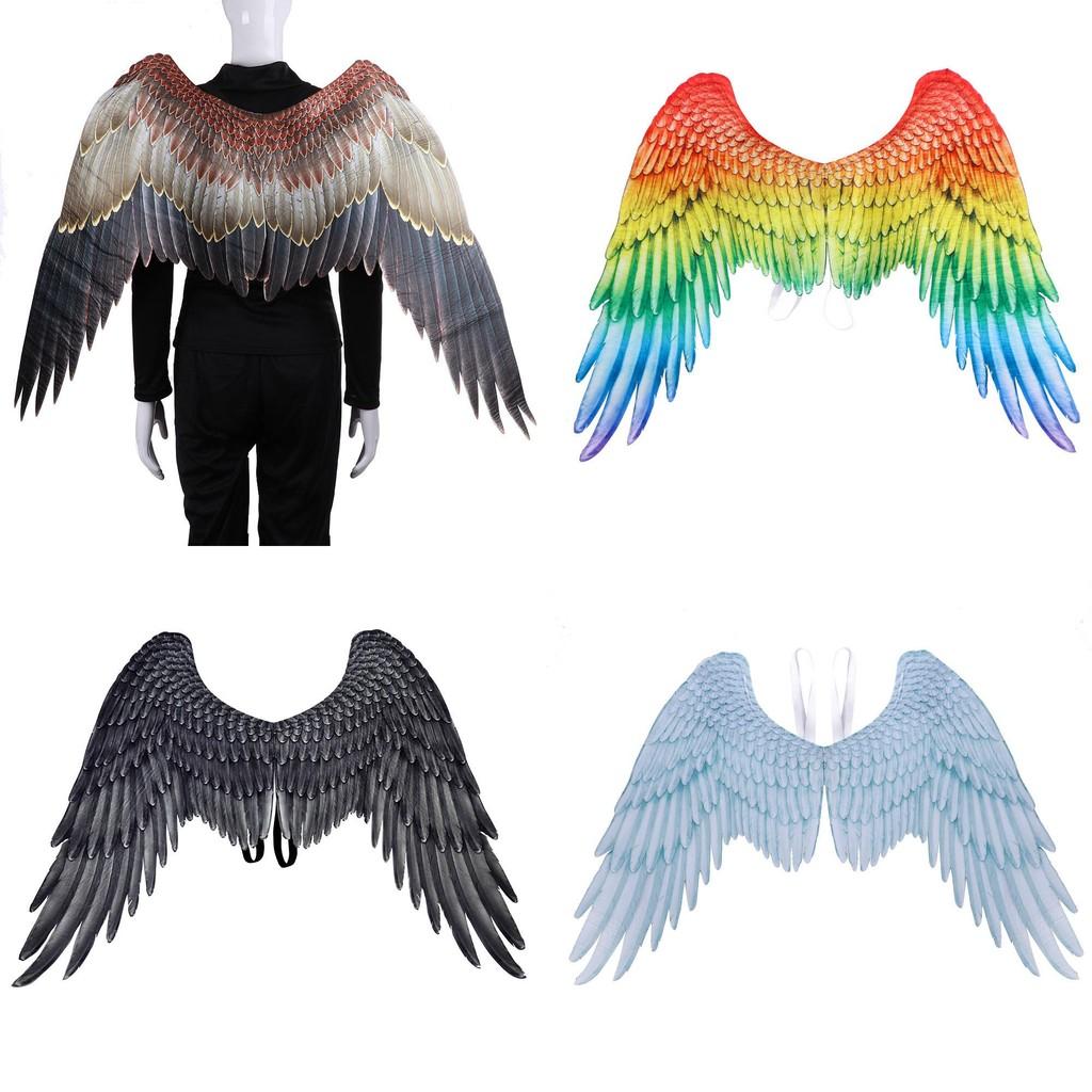 Angel Wings Halloween Extra Large Black And White Wings Clothing Supplies Props