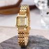 Fashionable Women's Small Square Watch with Mother-of-Pearl Face - Elegant, Light Luxury, and a Student Favorite