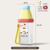 3 In 1 Plastic Toothbrush Cup Large Capacity Cartoon Print Portable Toothpaste Storage Case for Travel Trips