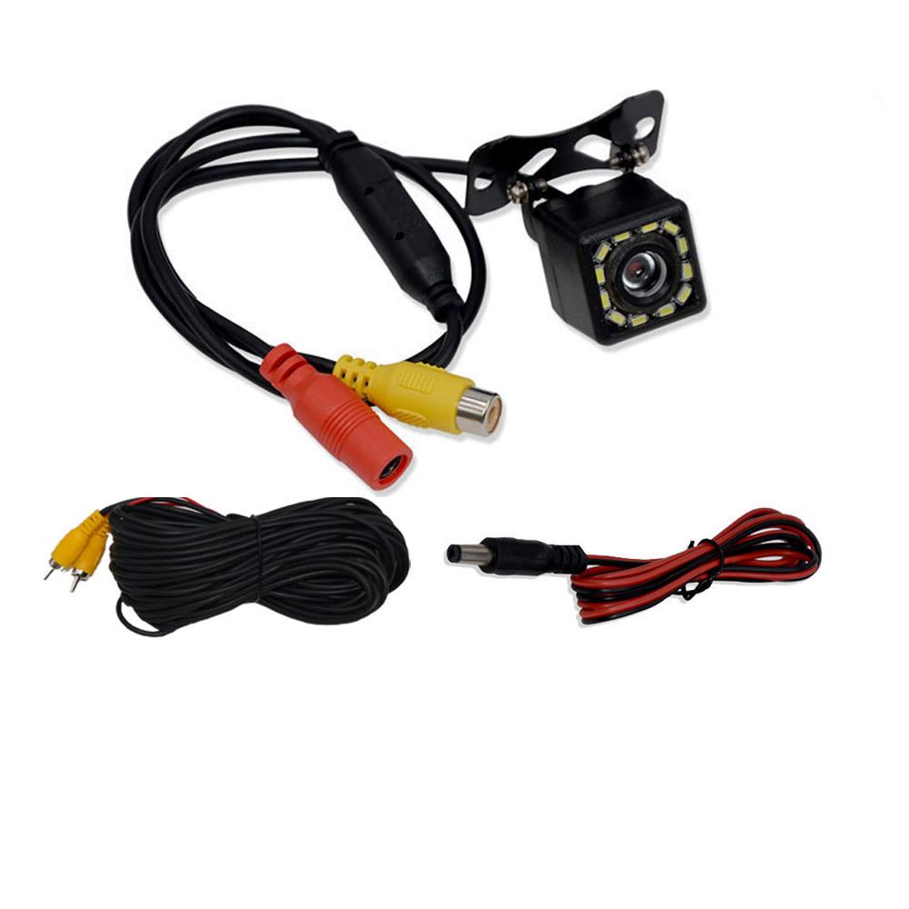 Car Rear View Camera 8 LED Night Vision Reversing Auto Parking Monitor CCD Waterproof HD Video