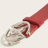 Vintage PU Belt for Women Star Buckle Belt 2000s Waistband Aesthetic Waist Belt for Teens Girl Jeans Shorts Dress Belt