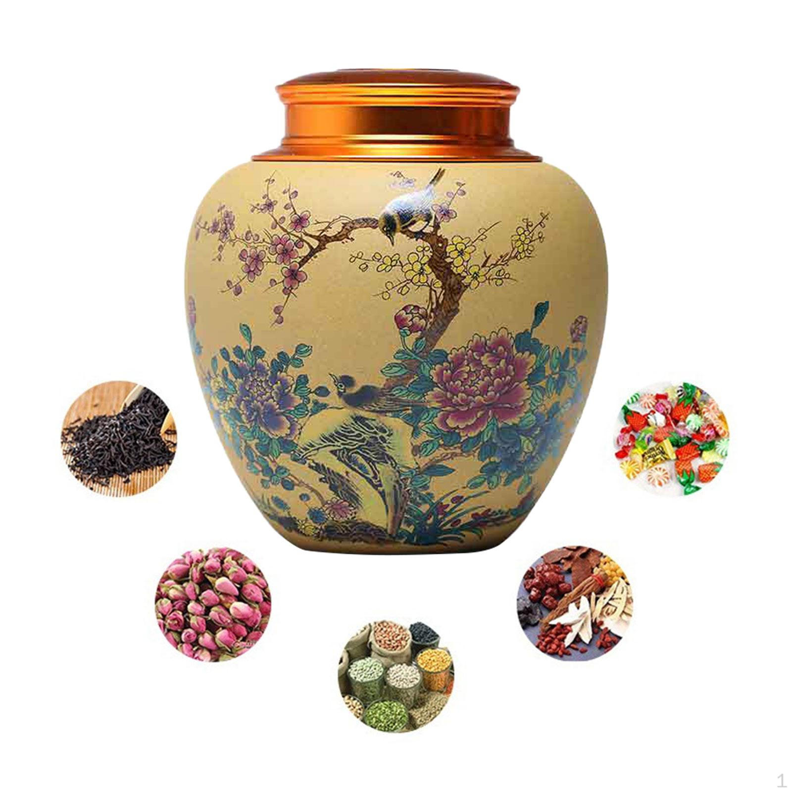 

Элегантный чай с герметичной крышкой для хранения на кухне 11cmx13.5cm_Magpie