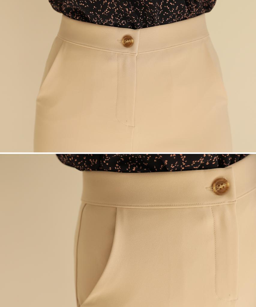 Ppaeppae Hidden Elastic Waist, Amazing Fit, Super Stretchy Spandex Slim Straight Slacks