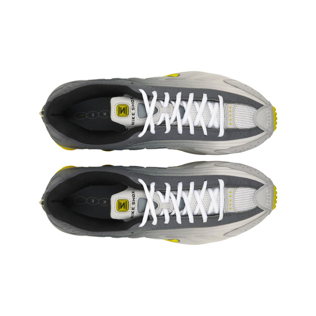 Nike Shox R4 Bright Citron Unisex Sneakers Yellow Vast-Grey Light-Graphite IH3397-078