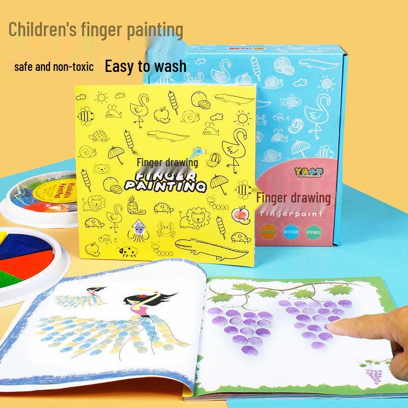 Preschool Art & Craft Materials: DIY, Finger Painting & Coloring Fun Set