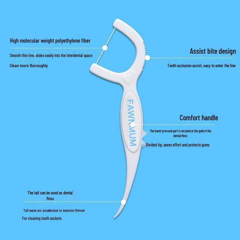 Xiaolu Mama Disposable Dental Floss Picks