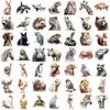 50PCS Watercolor Safari Animal Stickers Cute Realistic Animals Aesthetic Decals Vinyl Waterproof for Water Bottle Laptop Luggage