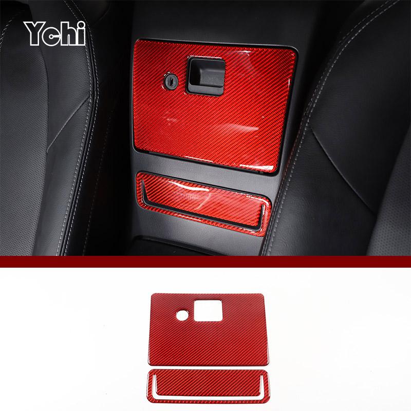 Red Soft Carbon Fiber For Mazda MX-5 NC 202016-2026 Car Center Control Interior Sticker Car Modification Accessories