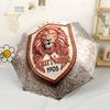 Galatasaray1 Customizable Name Umbrella Compact Travel Automatic Umbrella Folding Umbrella with 8 Ribs Sturdy Construction Travel Essential Fashionabl