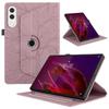 Para Capa Lenovo Yoga Tab 11.1 Tb710fu 360 Rotativa Embossada Flip Stand Capa de Tablet para Funda Lenovo Yoga Tab Case 11.1 Polegadas