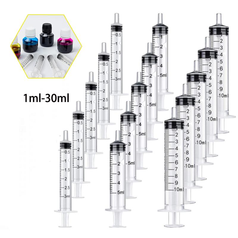 Wholesaale  1ml-10ml 10-20Pcs  Plastic Reusable Nutrient Syringe Hydroponics l Measuring  For Kithchen Too