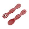 2Pcs Baby Feeding Spoons Dual Head Silicone Weaning Spoon for Infants Training Spoon BPA-Free Toddler Utensils