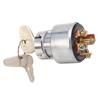 Tractor Ignition Switch 66021 55140 Aluminium Alloy Start Switch With 2 Keys Replacement for Kubota Tractors M4030 M4700