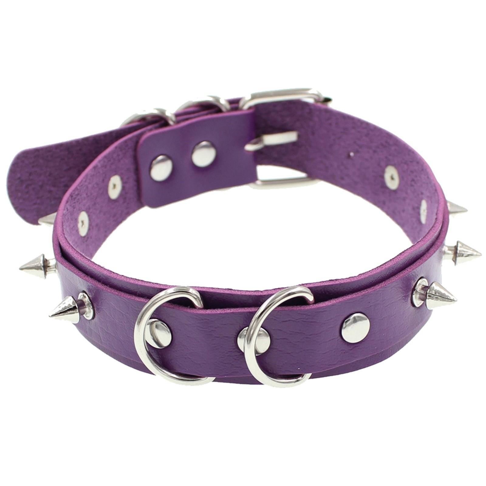 

Готическое ожерелье воротник чокер энтузиасты ожерелье женщины чокер ювелирные изделия One Size фиолетовый