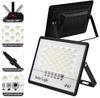 Solar Outdoor Multi-power LED Energy-saving Waterproof Floodlight Remote Control Corridor Garden Garden Balcony Garage Lighting