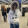 Fur Collar Hooded Zipper Coats for Women Harajuku Letter Printed Hoodies Streetwear Thick Coat Autumn Winter Jacket Y2K
