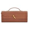 Damers Handgjord Vävd Dragspels Crossbody-väska - High-End, Trendig Clutch & Aftonaxelväska