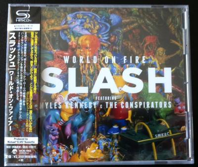 CD SLASH MYLES KENNEDY  THE CONSPIRA  World On Fire UICN1065 Universal Recor 2014 Japan ObiRock Used
