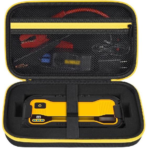 Чехол, совместимый с пусковым устройством DeWalt DXAELJ16 1600 пиковых ампер, бустером аккумулятора, портативный карман-держатель для хранения пускового устройства для USB-пауэрбанка (коробка чёрный