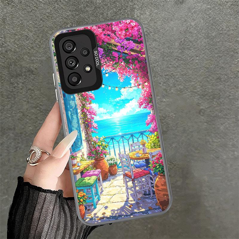 Anime Aesthetic Scenery Soft Phone Case for Samsung A17 A16 A15 A14 A13 A57 A56 A55 A54 A53 A37 A36 A35 A34 A33 A26 A25 A24 A23