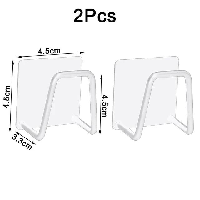 New Kitchen Sponges Holder Self Adhesive Sink Sponges Drain Drying Rack 304 Stainless Steel Storage Holder Kitchen Sink Accessor