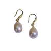 Freshwater Pink Little Red Pearl Copper Plated 18K Earrings Earrings Earrings Earhooks Minimalist and Elegant Design Style