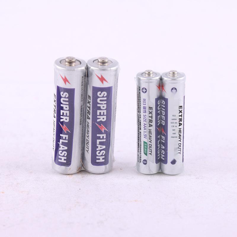Huatai Large-Capacity Carbon Dry Batteries, Size AA & AAA