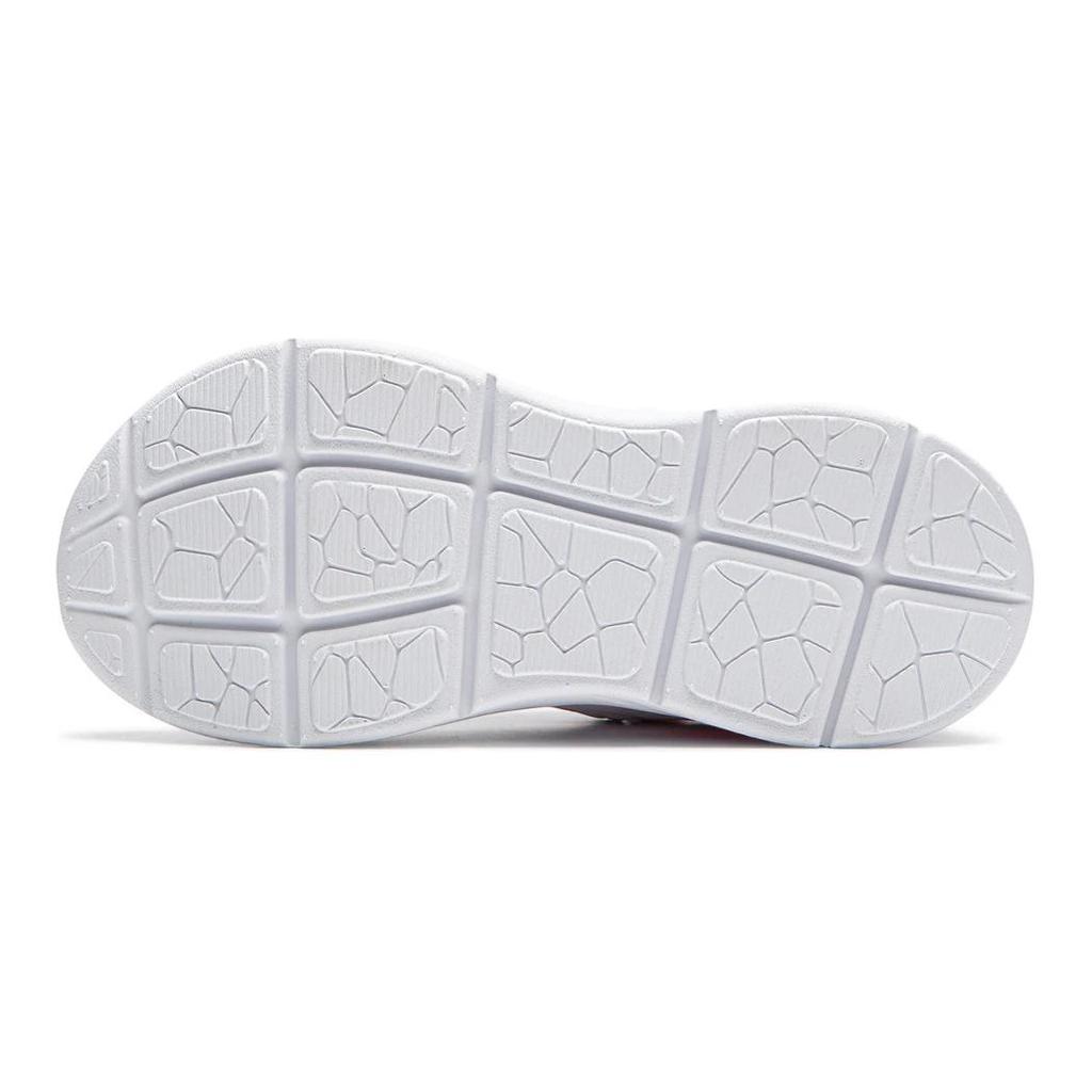 Li Ning Comfortable Simple Shock Absorbing Wear Resistant Low Top Casual Shoes Kids sneakers White Pink YKNU080-2