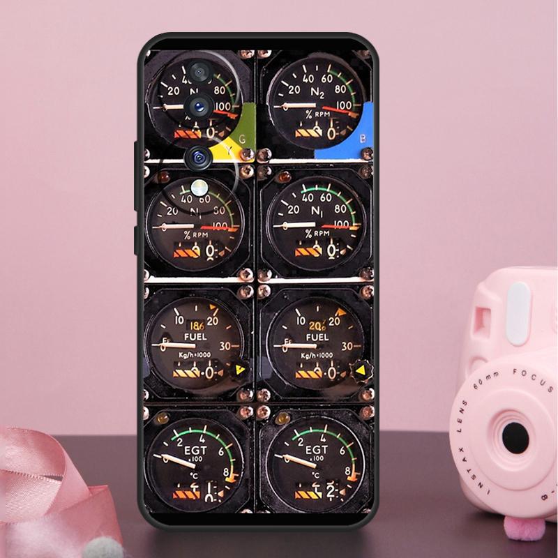 

Flight Instruments Cockpit Case For Honor Magic 8 Pro 5 6 7 Pro Win X9a X9b X9c X9d X8b X8c 50 70 90 200 400 Lite Cover Honor X9b