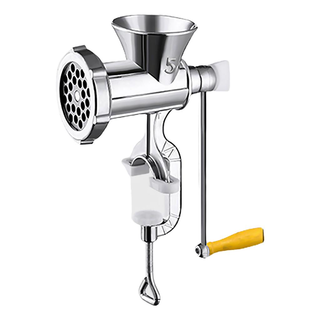 Durable Kitchen Meat Processors Efficient Alloy Meat Grinder Manual Mincer with Sausage Accessories for Home Use
