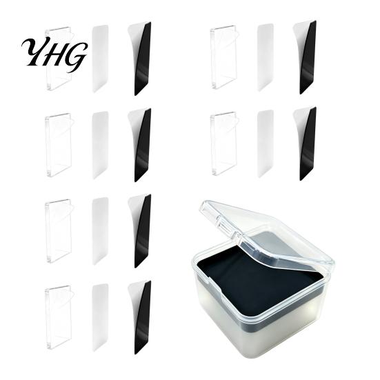 DIY Refrigerator Magnet 5/6/8/10/15/20/24 Sets Acrylic Fridge Kit, Square Transparent Magnets with Adhesive Backing, Clear Picture Photo Holder Making