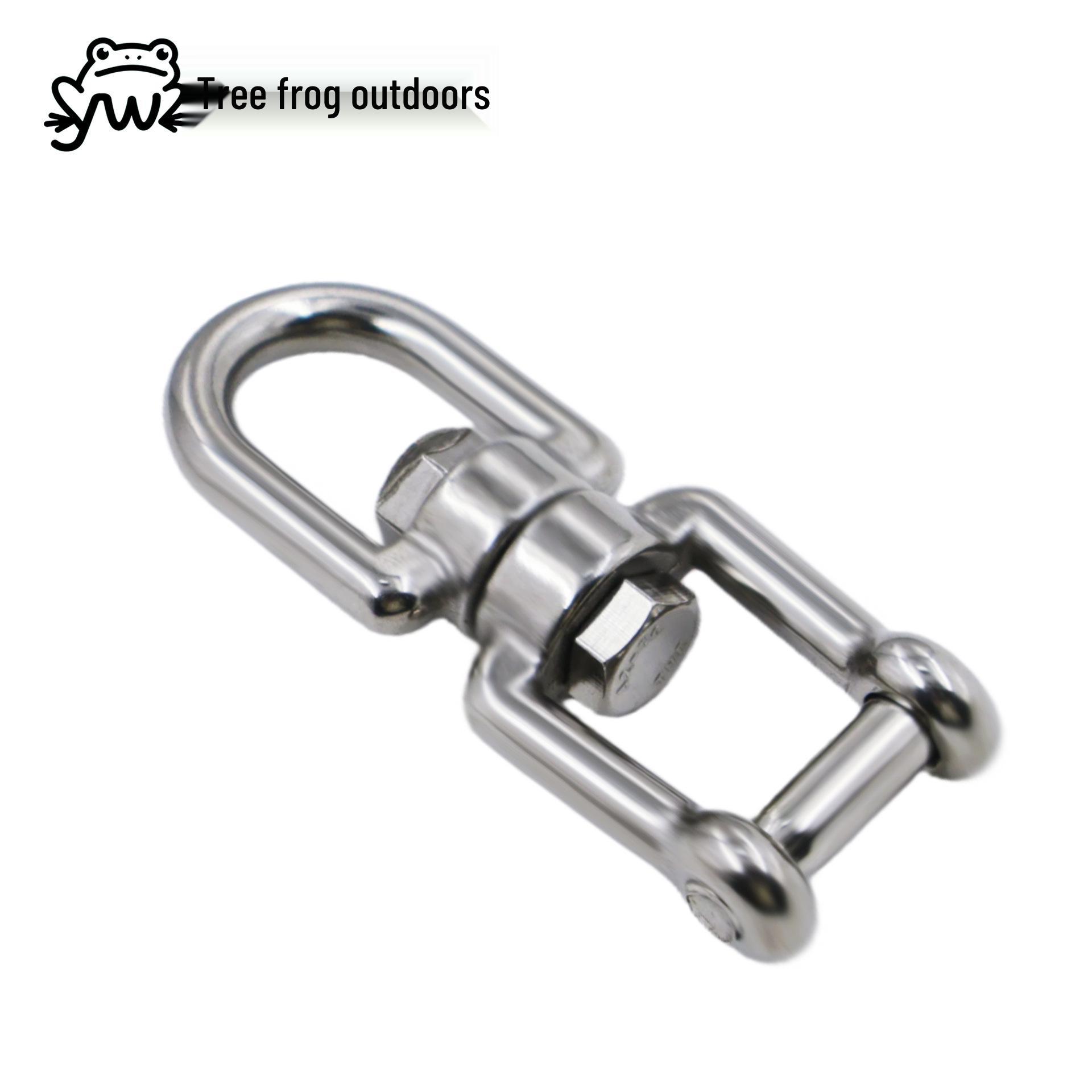 Stainless Steel Circle and Hexagon Swivel Shackle Rings 4mm Circle Fork Swivel