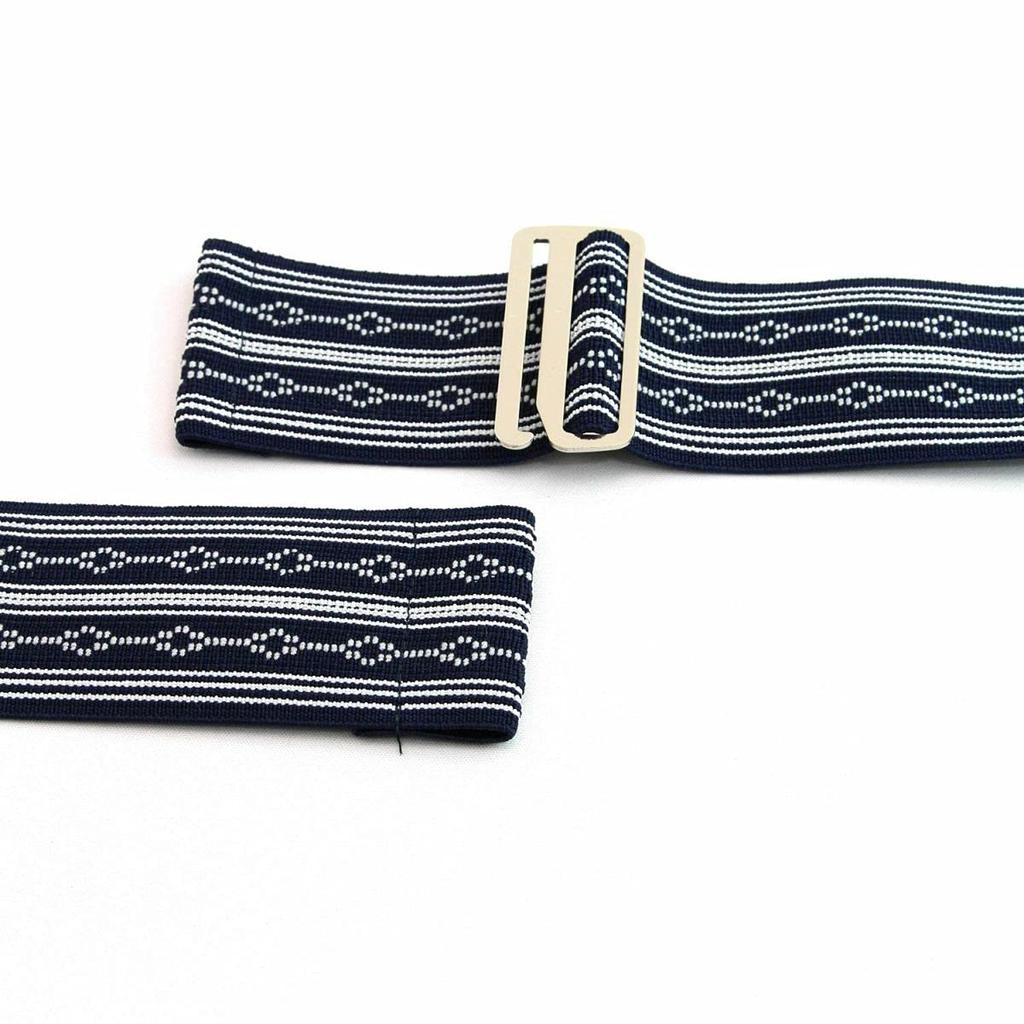 Men's Waist Belt Set of 2, Made of Elastic, Prevents Kimono and Yukata from Coming Unraveling, Made in Japan
