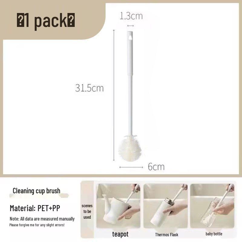 

Silicone Long Handle Corner & Cup Cleaning Brush