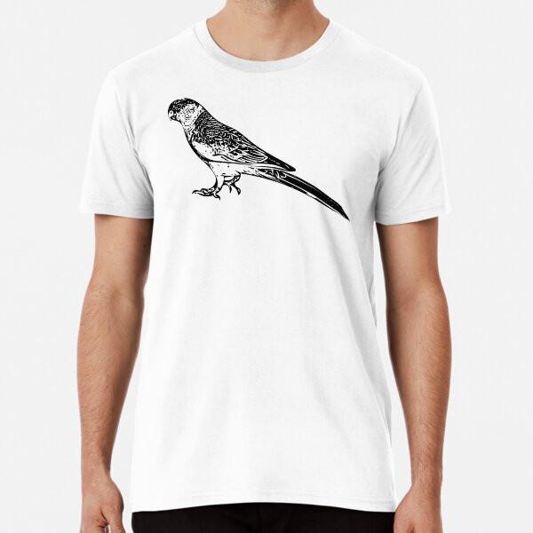 Australian Ringneck Black Design  TShirt Made in Australia Unisex T-Shirt S
