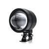Mkphargin Inch Bi Headlight 30W 6000 Fisheye Lens LED Bike Light Headlight Driving Fog Spotlight White + Amber Light