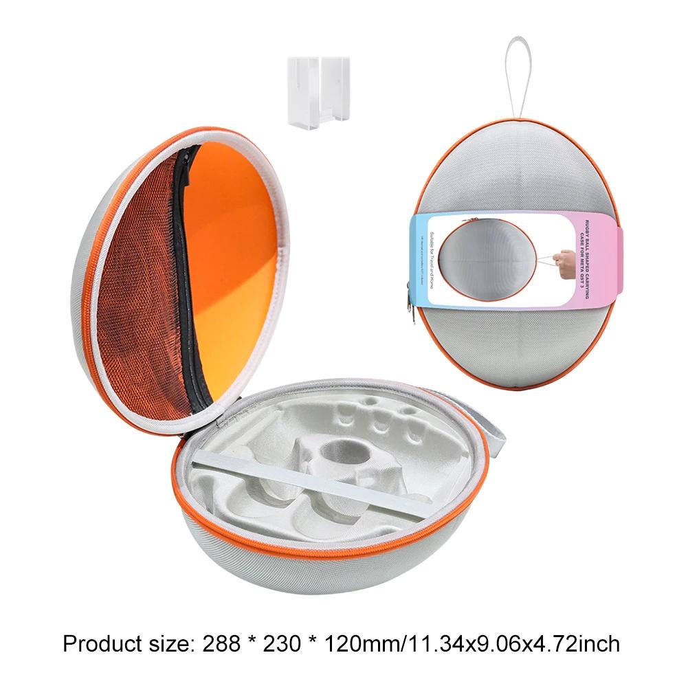 For Meta Quest 3 EVA Storage Bag Portable Box Travel Protective Carrying Case With Shoulder Strap for Meta Quest3 VR Accessories