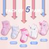 5Pairs CarToon Baby Girl Socks little Cute Bear Print Cotton Newborn Childrens Socks Kid Soft Toddle Sleeping Socks 0-8 Years