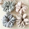 Minimalist Solid Matte Scrunchies Extra Large Voluminous Hair Ties High End Neutral Color Hair Band For Thick Hair