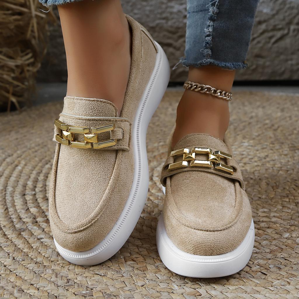 Fashion Women Loafers 2025 New Walking Non Slip Sneakers Women Trend Spring Autumn Shoes Ladies Casual Comfortable Platform Shoes Femme