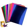 Aluminum Foil Cardstock 50 Sheets 8x12 Inch Colored Glitter Shiny Cardstock Paper For Art Projects Scrapbook Wedding Materials