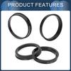 INFINAUTO Hub Centric Ring 56.1mm Inner Diameter 67.1mm OD Car Wheel Hub Ring ABS Plastic Black 4pcs
