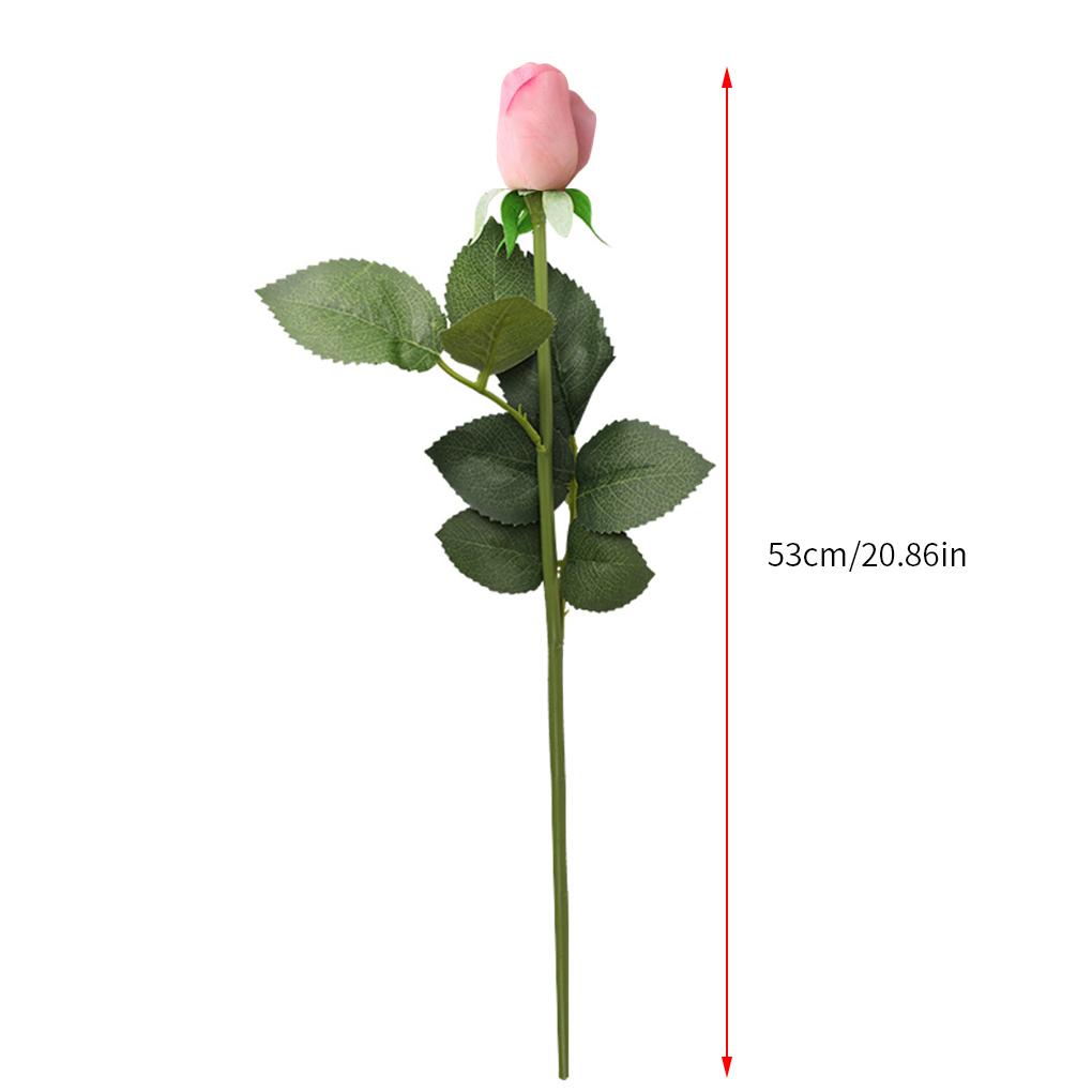 5pcs Artificial Rose Flowers Adjustable Simulation Flower Bouquet Decoration for Party Wedding